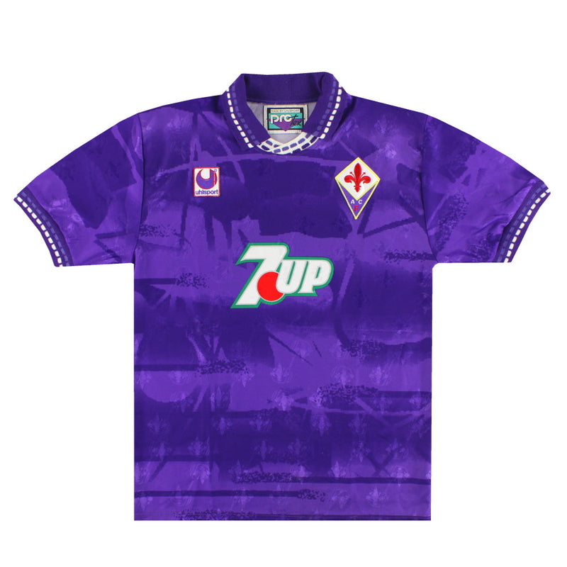 1993-94 Fiorentina Uhlsport Home Shirt L