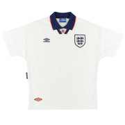 1993-95 England Umbro Heimtrikot L