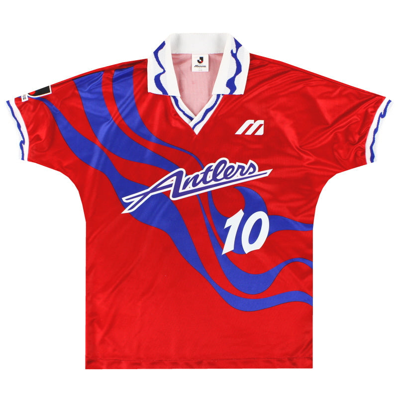 1993-95 Kashima Antlers Mizuno Heimtrikot Kashima #10 *Neuwertig* L