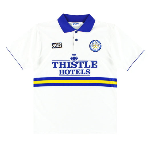 1993-95 Leeds Asics Home Shirt S