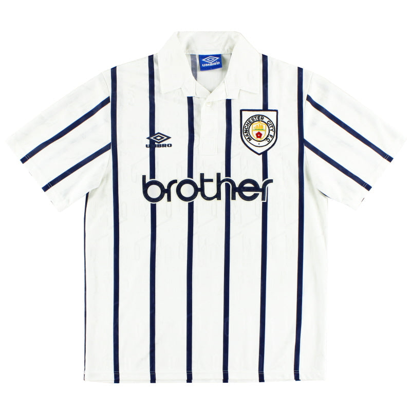 1993-95 Manchester City Umbro Ausweichtrikot L