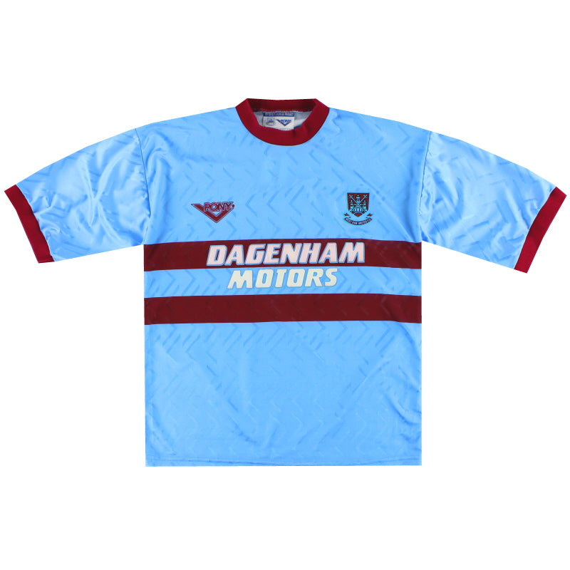 1993-95 West Ham Pony Auswärtstrikot M