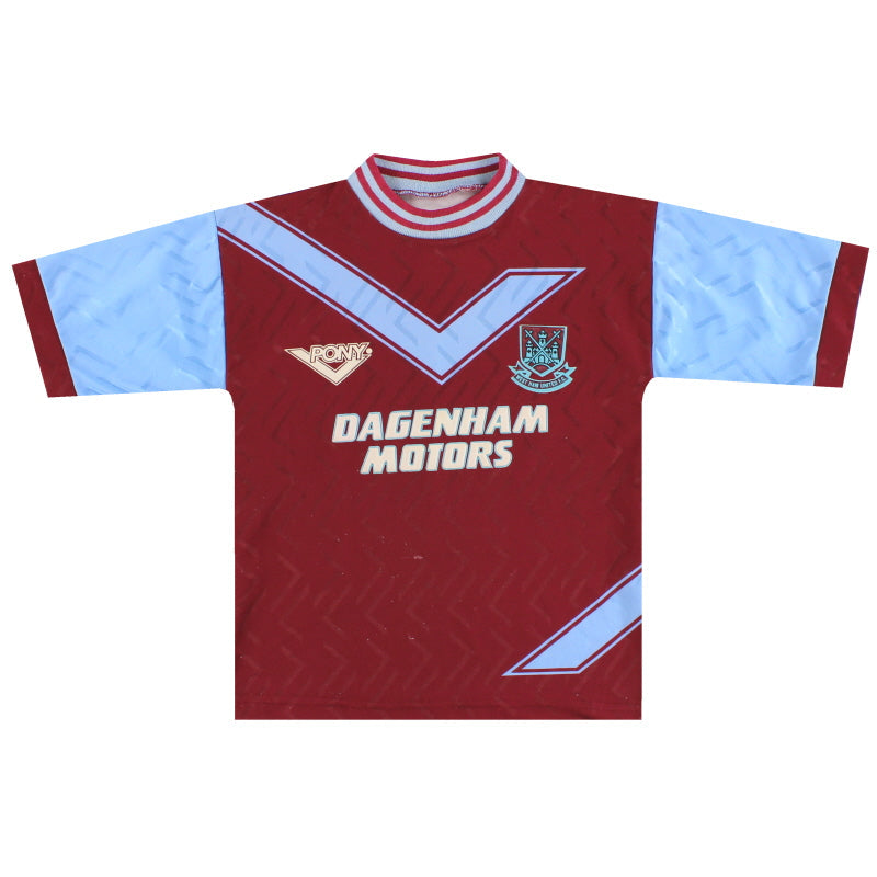 1993-95 West Ham Pony Heimtrikot Y