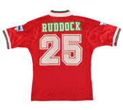 1993-95 Liverpool adidas Home Shirt Ruddock #25 M