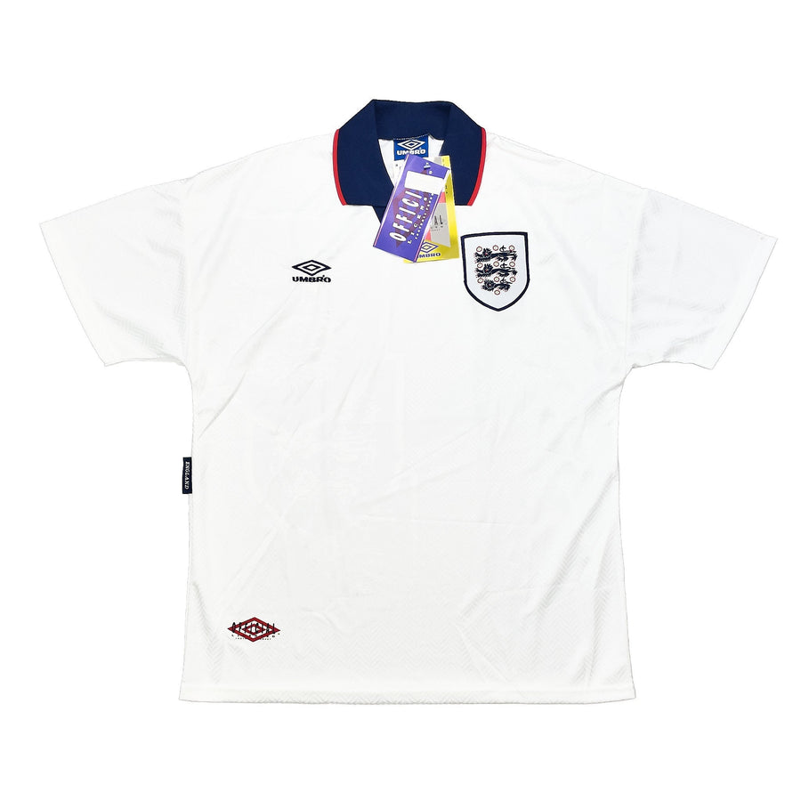 1993/95 England *BNWT* Heimtrikot (XL) Umbro