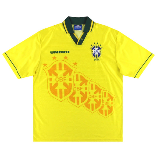 1994-95 Brazil Umbro Home Shirt M
