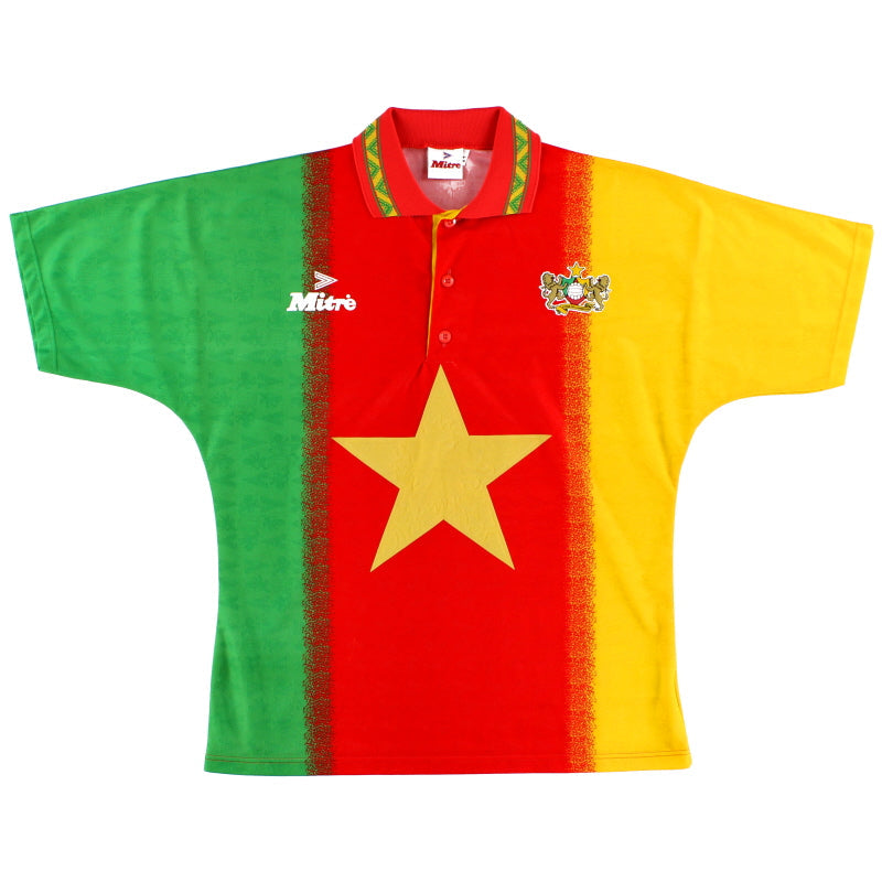 1994-95 Kamerun Mitre Heimtrikot L