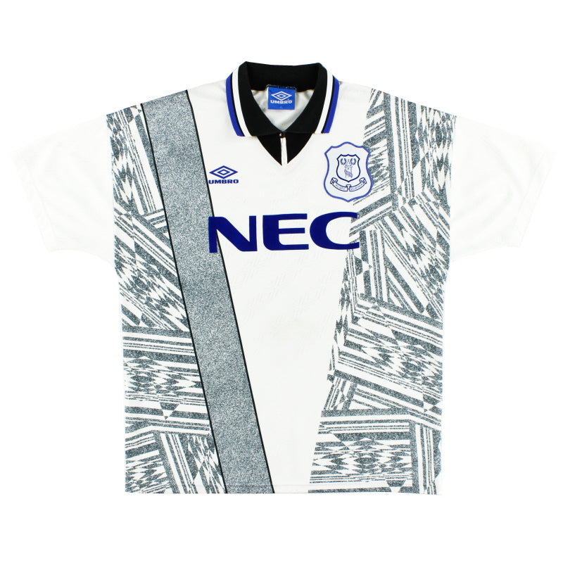1994-95 Everton Umbro Auswärtstrikot *Neuwertig* M