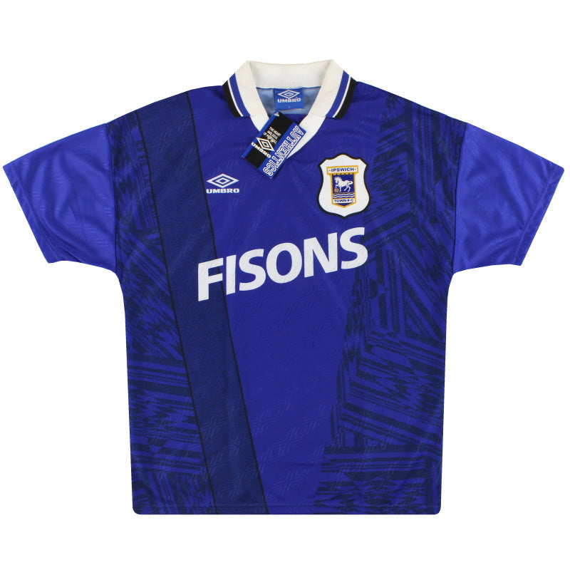 1994-95 Ipswich Umbro Heimtrikot *OVP* L