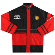 1994-95 Manchester United Umbro Bench Coat *Neuwertig* L
