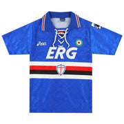 1994-95 Sampdoria Asics Heimtrikot #9 M