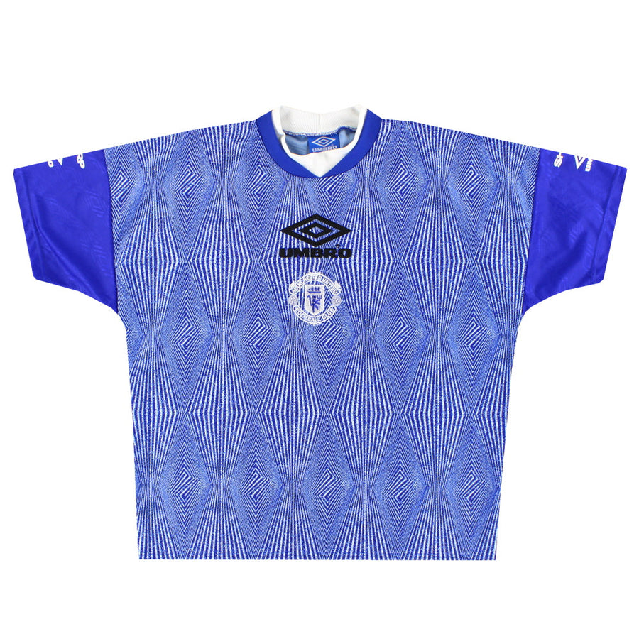 1994-95 Manchester United Umbro Trainingsshirt *Neuwertig* XL