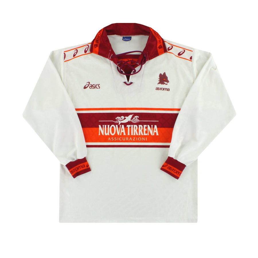 1994-95 Roma Asics Auswärtstrikot Langarm XL