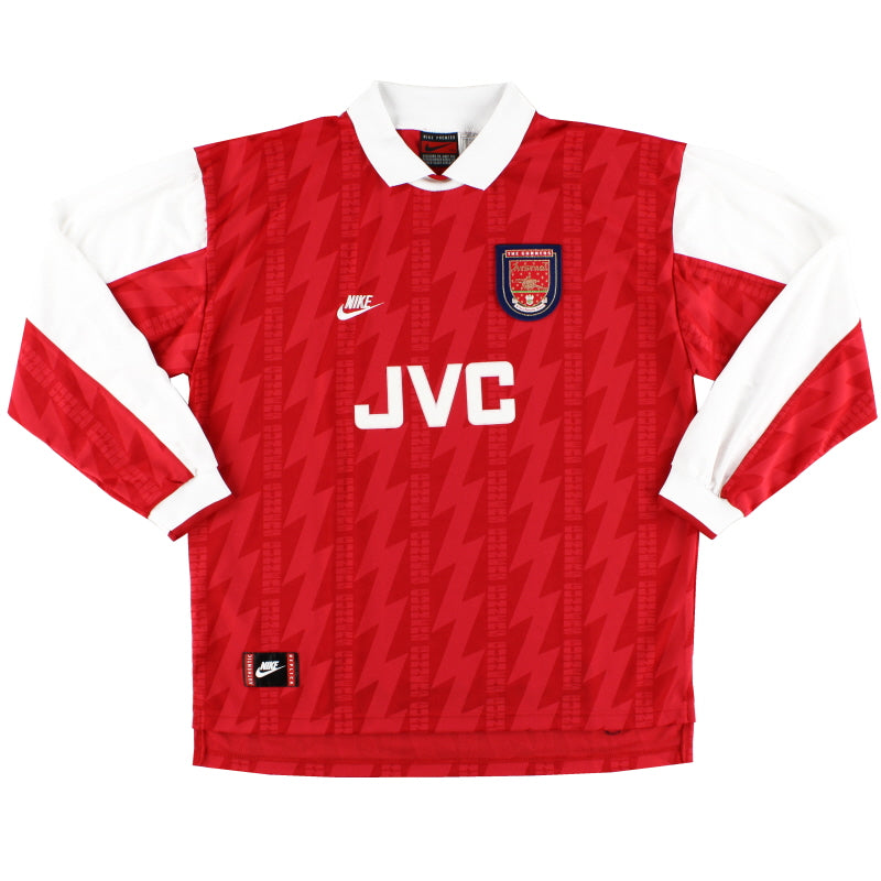 1994-96 Arsenal Nike Heimtrikot Langarm XXL