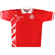 1994-96 Dänemark Hummel Heimtrikot *Neuwertig* L
