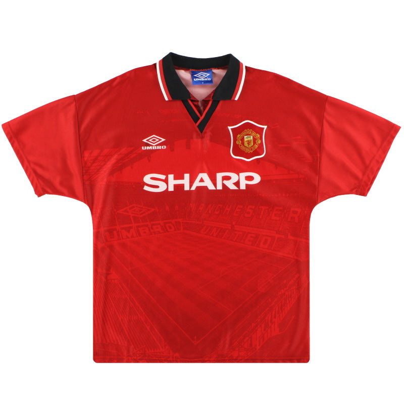 1994-96 Manchester United Umbro Heimtrikot Gr. L (Jungen)