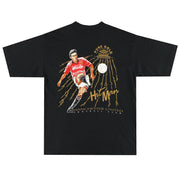1994-96 Manchester United Umbro Graphic Tee Sharpe #5 XL