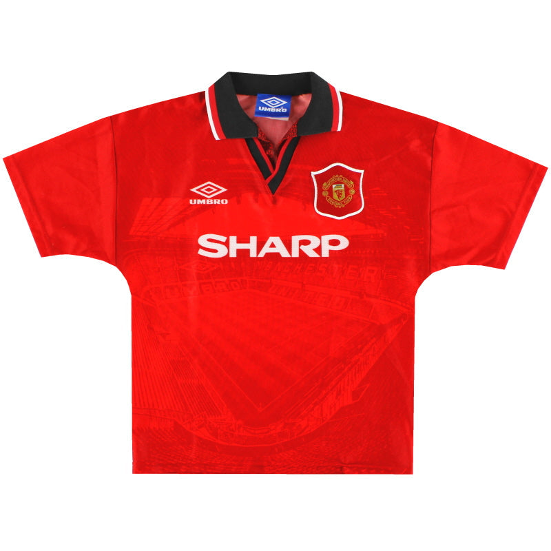 1994-96 Manchester United Umbro Heimtrikot XL