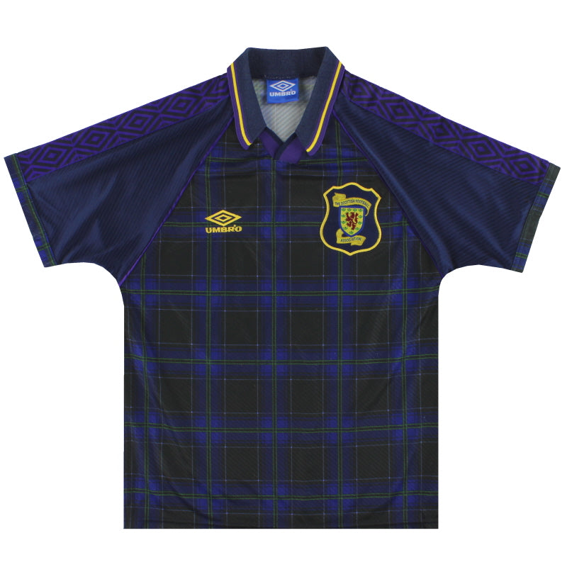 1994-96 Schottland Umbro Heimtrikot M