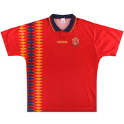 1994-96 Spanien adidas Heimtrikot *Neuwertig* L