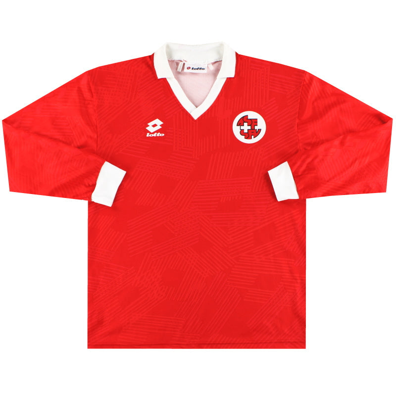 1994-96 Schweiz Lotto Heimtrikot L/S L