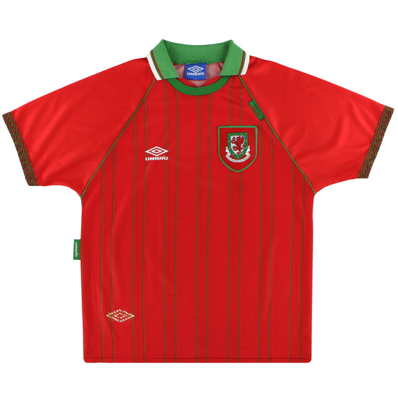 1994-96 Wales Umbro Heimtrikot M