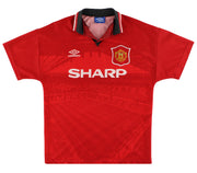 1994-96 Manchester United Umbro Home Shirt M