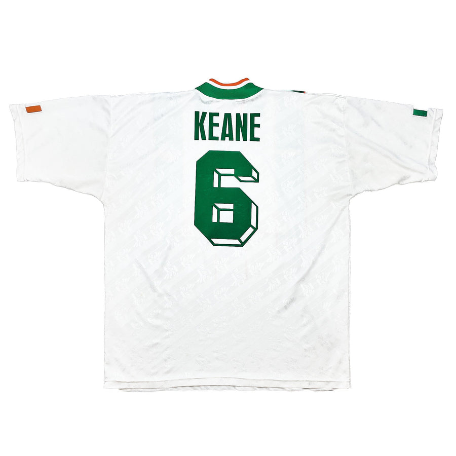 1994 Irland Keane #6 Auswärtstrikot (XL) Adidas