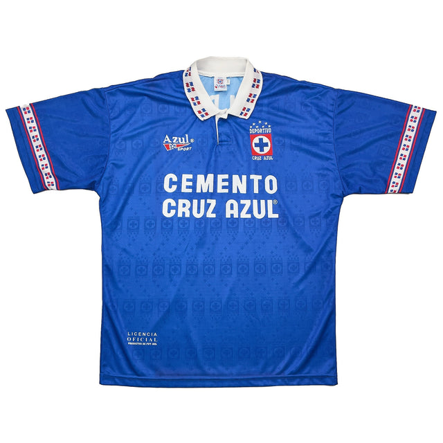 1994/95 CRUZ AZUL VALDES #13 HOME SHIRT (XL) AZUL