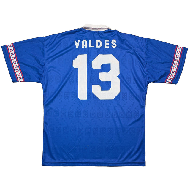 1994/95 CRUZ AZUL VALDES #13 HOME SHIRT (XL) AZUL