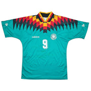 1994/96 Deutschland Riedle #9 Auswärtstrikot (M) Adidas