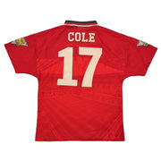 1994/96 Manchester United Cole #17 Heimtrikot (Y) Umbro