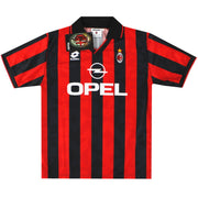 1995-96 AC Mailand Lotto Heimtrikot *m. Etikett* XL