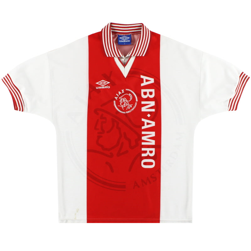 1995-96 Ajax Umbro Heimtrikot XL