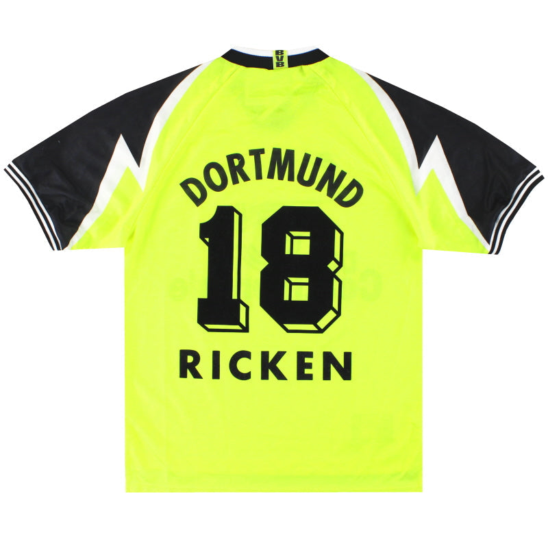 1995-96 Borussia Dortmund Nike Heimtrikot Ricken #18 M