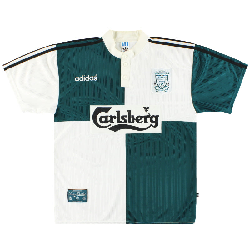 1995-96 Liverpool Adidas Auswärtstrikot L