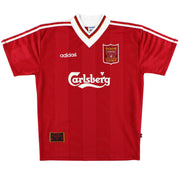 1995-96 Liverpool Adidas Heimtrikot *Neuwertig* S