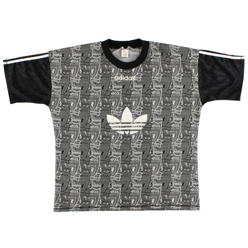 1995-96 Liverpool adidas Trainingsshirt S