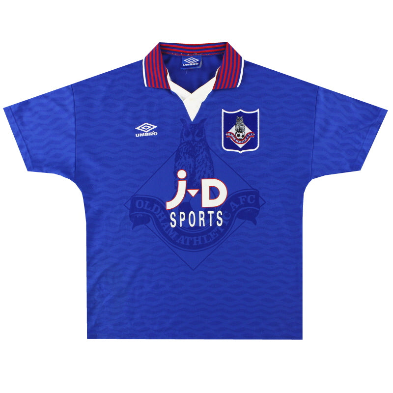 1995-96 Oldham Umbro Heimtrikot M