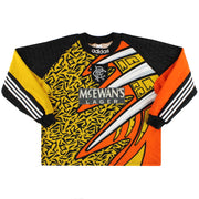 1995-96 Rangers adidas Torwarttrikot XXL