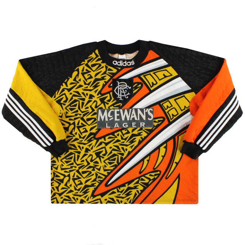1995-96 Rangers adidas Torwarttrikot XXL