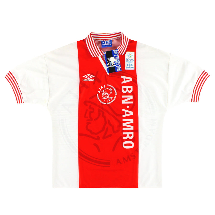 1995-96 Ajax Umbro Heimtrikot *m. Etikett* M