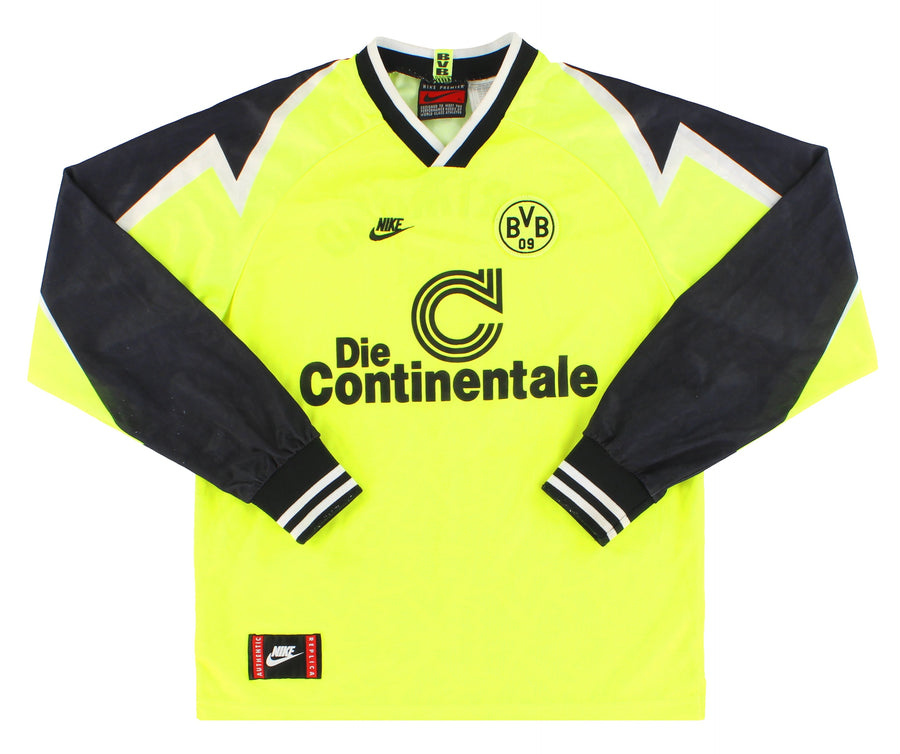 1995-96 Borussia Dortmund Nike 'Signed' Home Shirt L/S XL.B