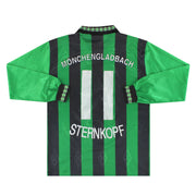 1995-96 Borussia Mönchengladbach Auswärtstrikot Sternkopf #11 Langarm