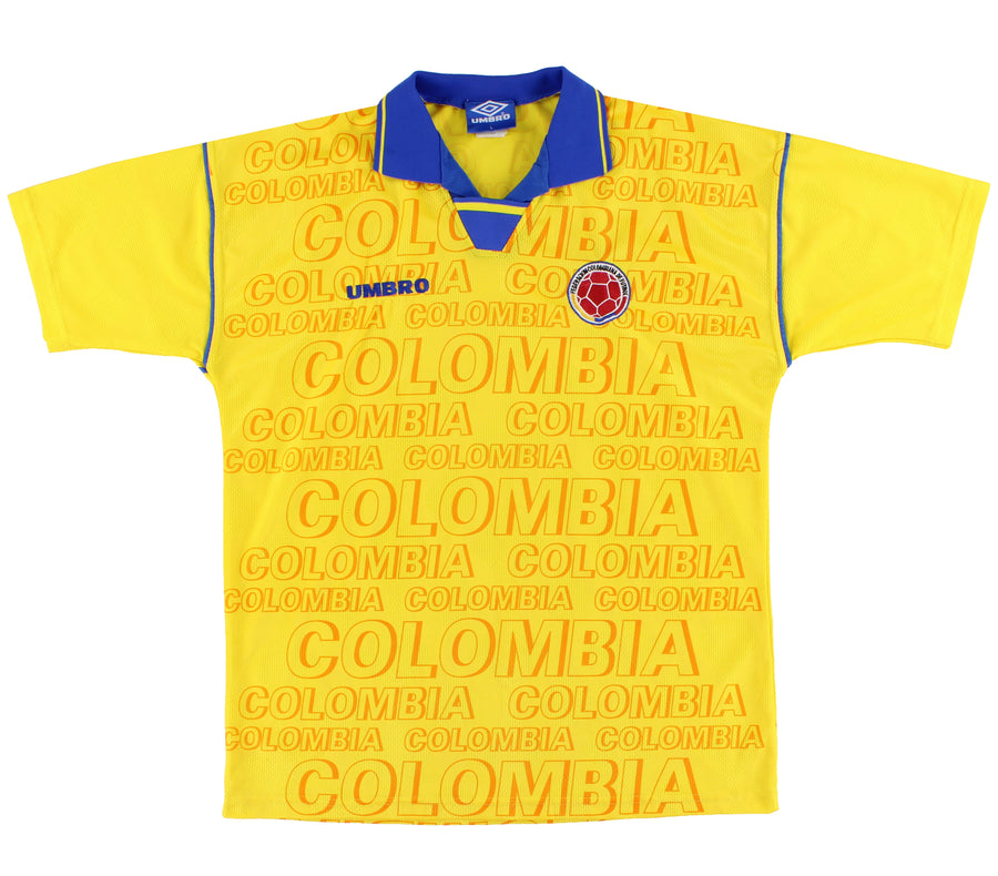 1995-96 Colombia Umbro Home Shirt *Mint* L