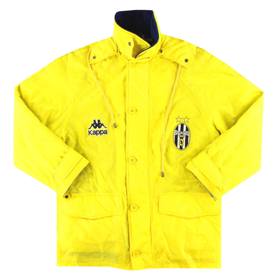 1995-96 Juventus Kappa Staff Ausgabe Gefütterter Regenmantel XL