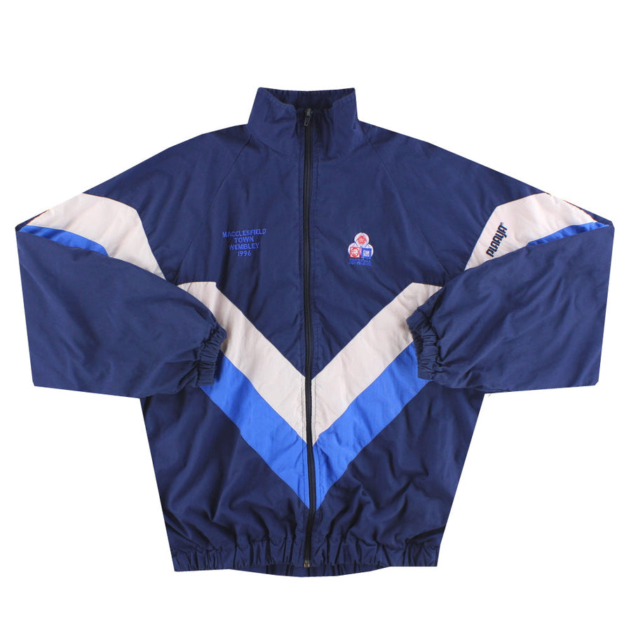 1995-96 Macclesfield Match Issue 'Wembley' Trainingsjacke XL