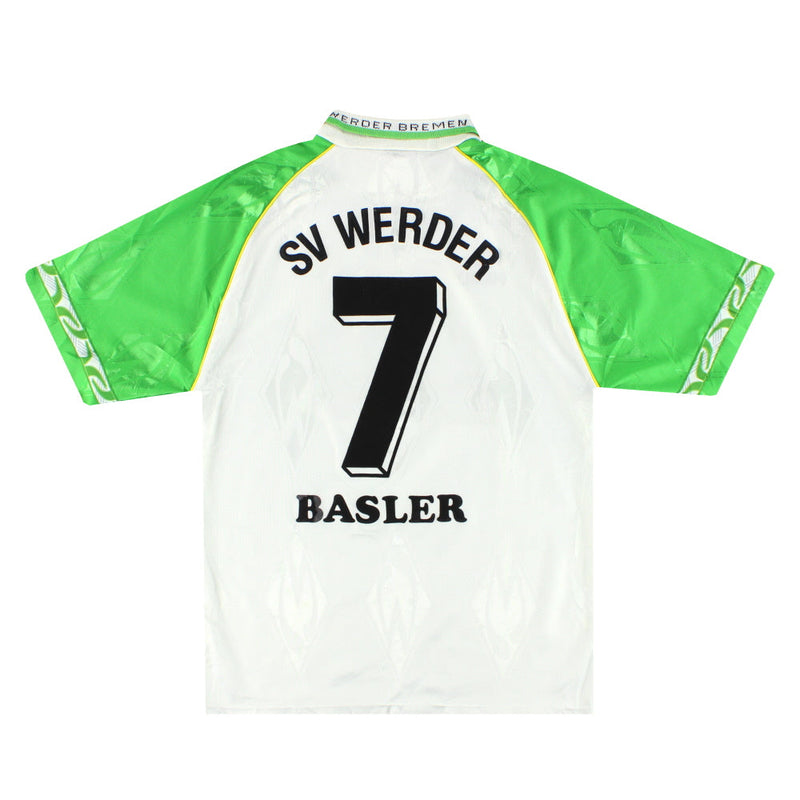 1995-96 Werder Bremen Home Shirt Basler #7 S