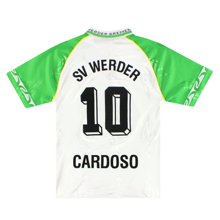 1995-96 Werder Bremen Heimtrikot Cardoso #10 XS