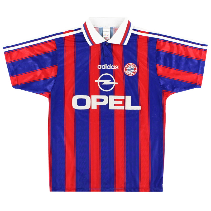 1995-97 Bayern Munich adidas Home Shirt Klinsmann #18 M